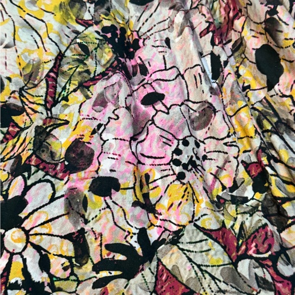 Geisha Designs Anthropologie Jessamyn Floral Printed Zip Up Midi Dress - Picture 3 of 12